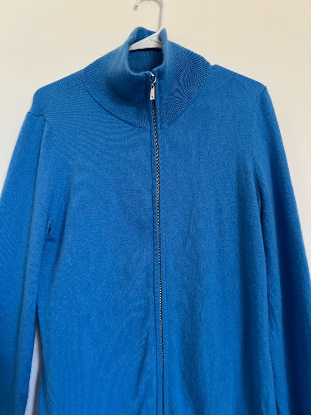 Cashmere Blue Full-Zip Women's Jacket Boston Proper, size M